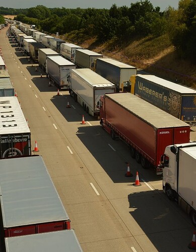 TEST TRAILER BRAKES BEFORE TRAFFIC